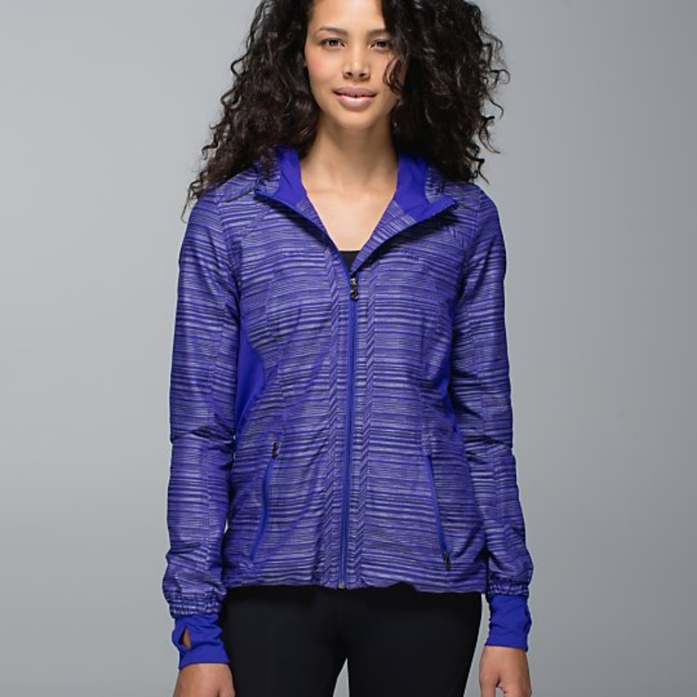 Lululemon Downtime Jacket, Bruised Berry, Size 4